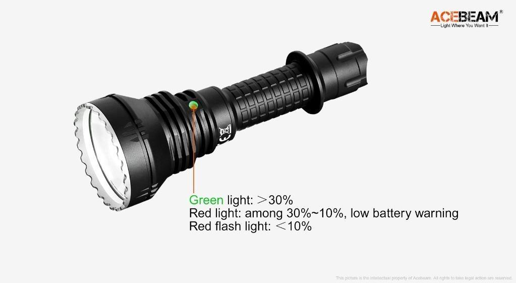 Acebeam L19 Camo Long Throw Flashlight - Limited Edition