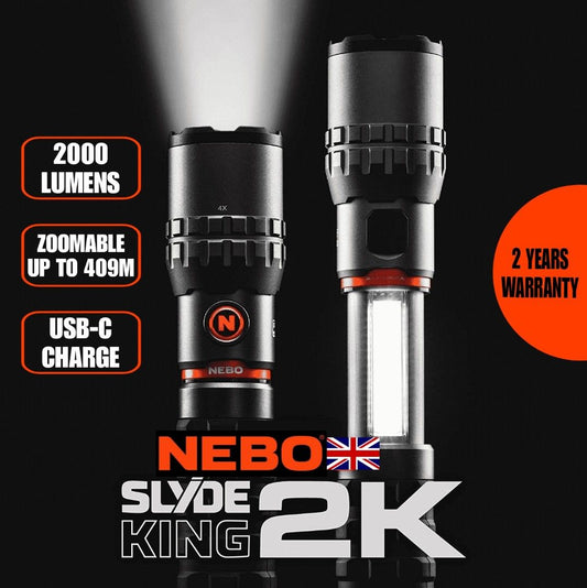 Nebo Slyde King 2K Zoomable Flashlight_2000 Lumens