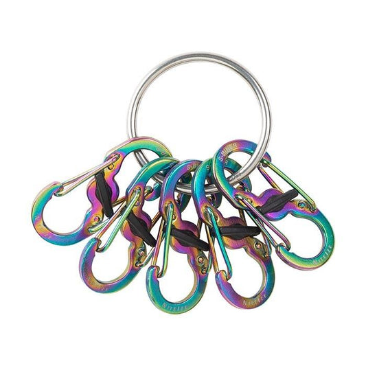 Nite Ize Keyring Locker S-Biner Stainless Steel in Spectrum
