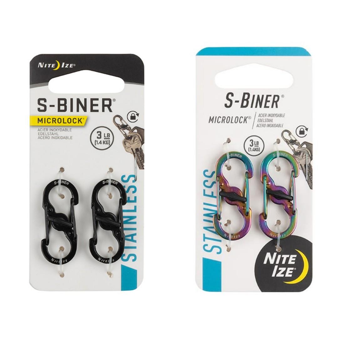 Nite Ize S-Biner Stainless Steel MicroLock