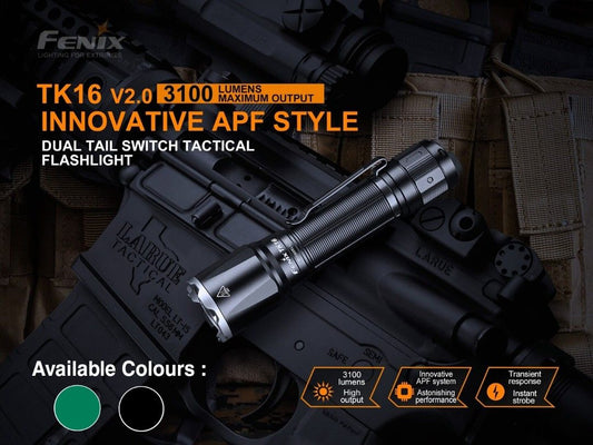 Fenix TK16 V2 Tactical Flashlight With Strobe Ready 3100 Lumens