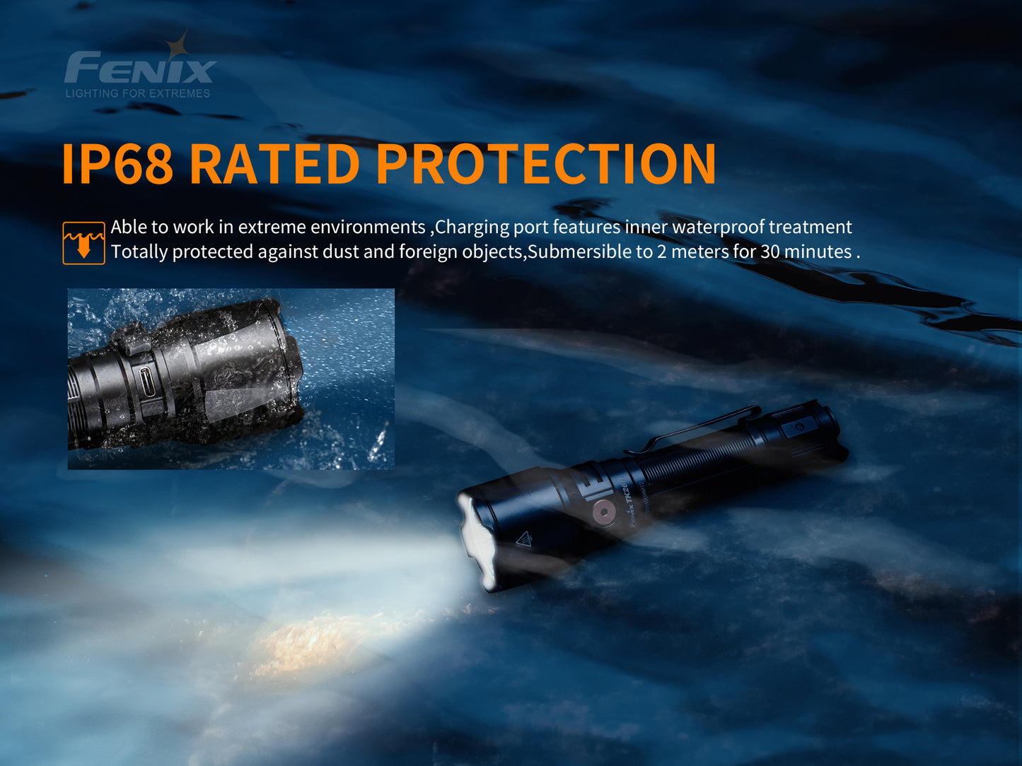 Fenix TK26R Triple Colored Flashlight