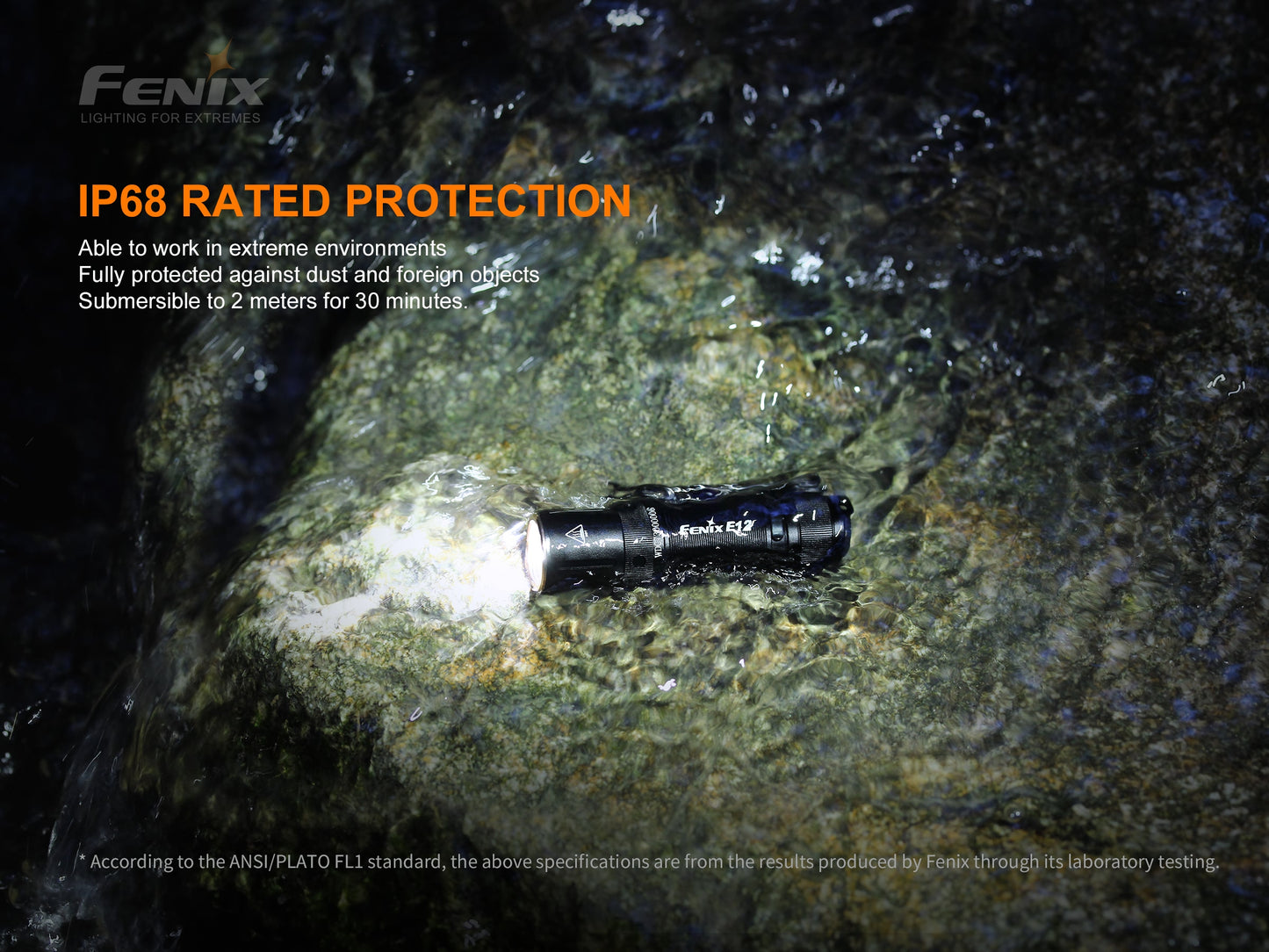 Fenix E12 V2 Compact Everyday Carry Flashlight