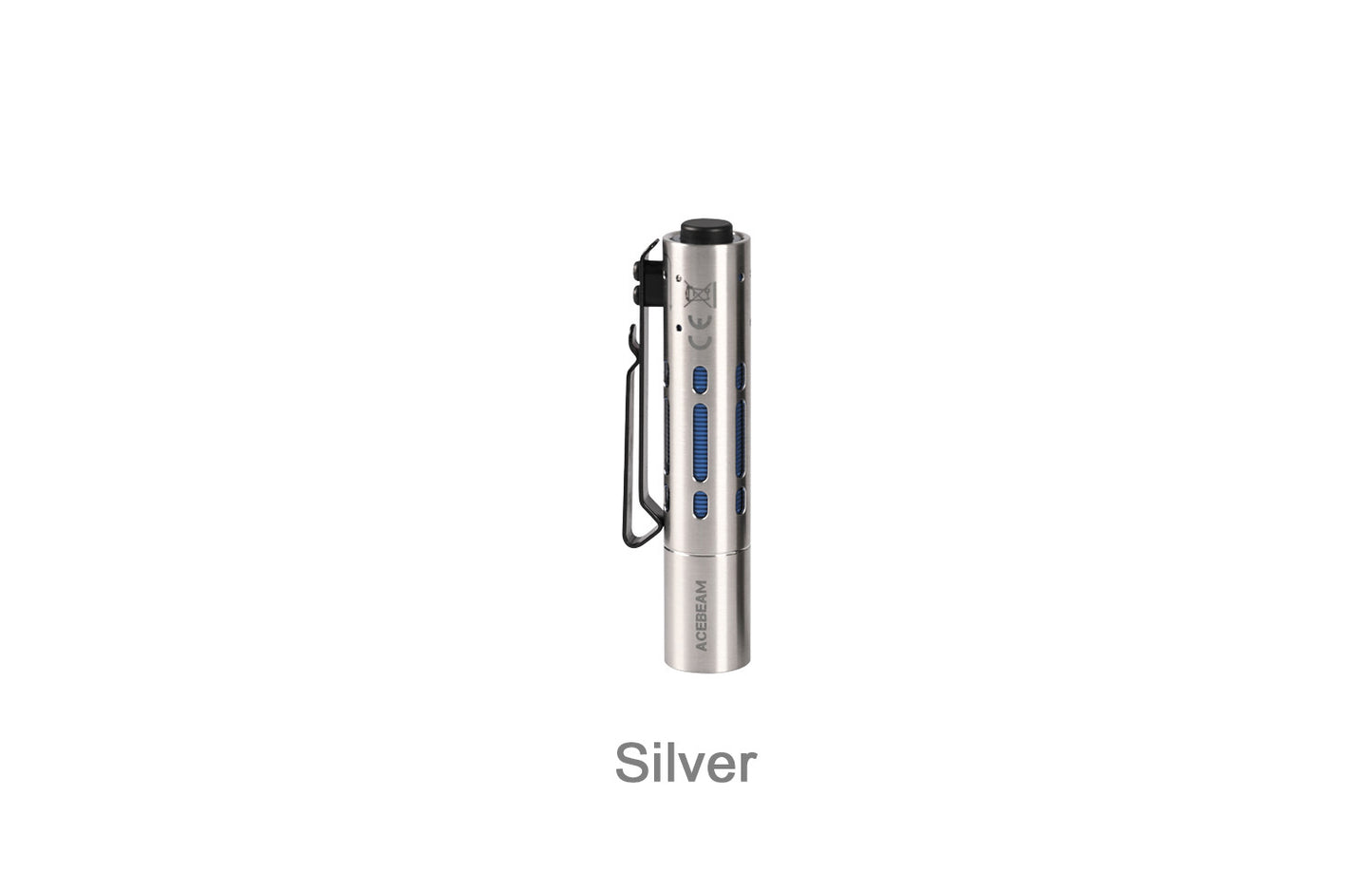 Acebeam Rider RX Fidget Flashlight In Stainless Steel