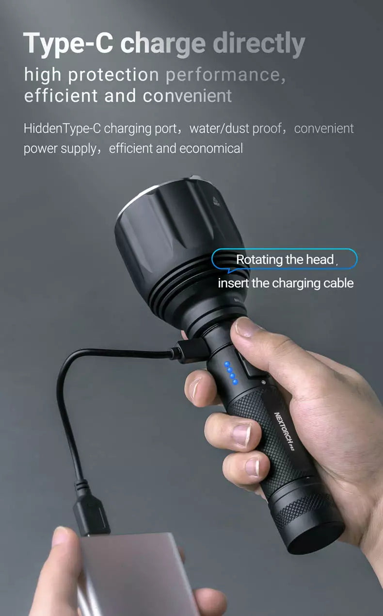 Nextorch P82 Long Thow Rechargeable LED Flashlight