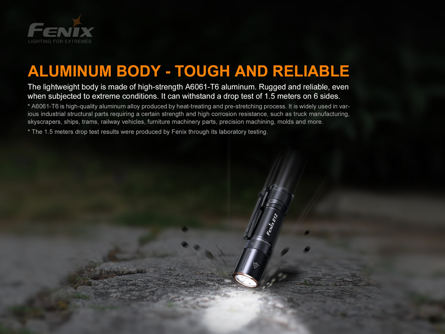 Fenix E12 V2 Compact Everyday Carry Flashlight