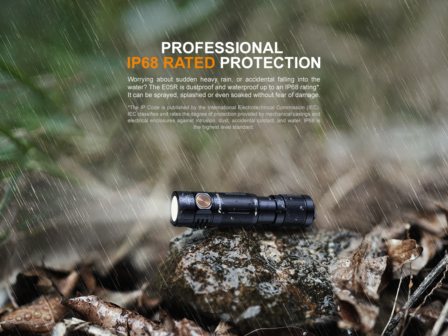 Fenix E05R Rechargeable Keychain Flashlight