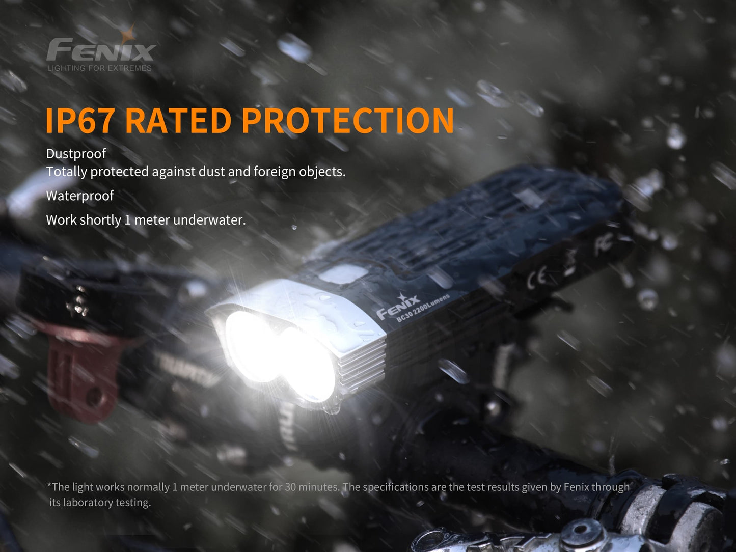 Fenix BC30 V2 Bike Light with Wireless Control Switch