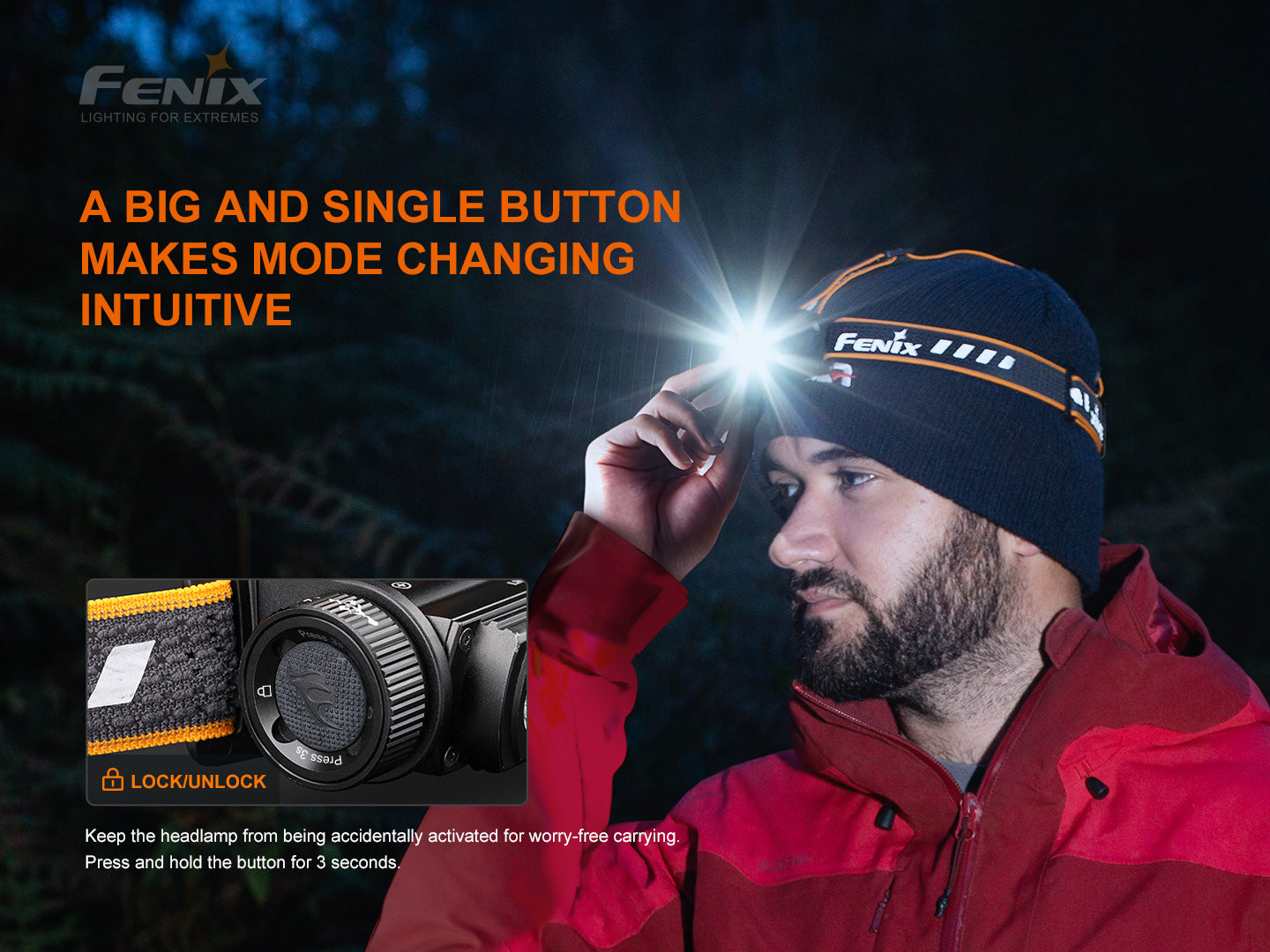 Fenix HM60R Intelligent Frequency-Sensing Outdoor Headlamp