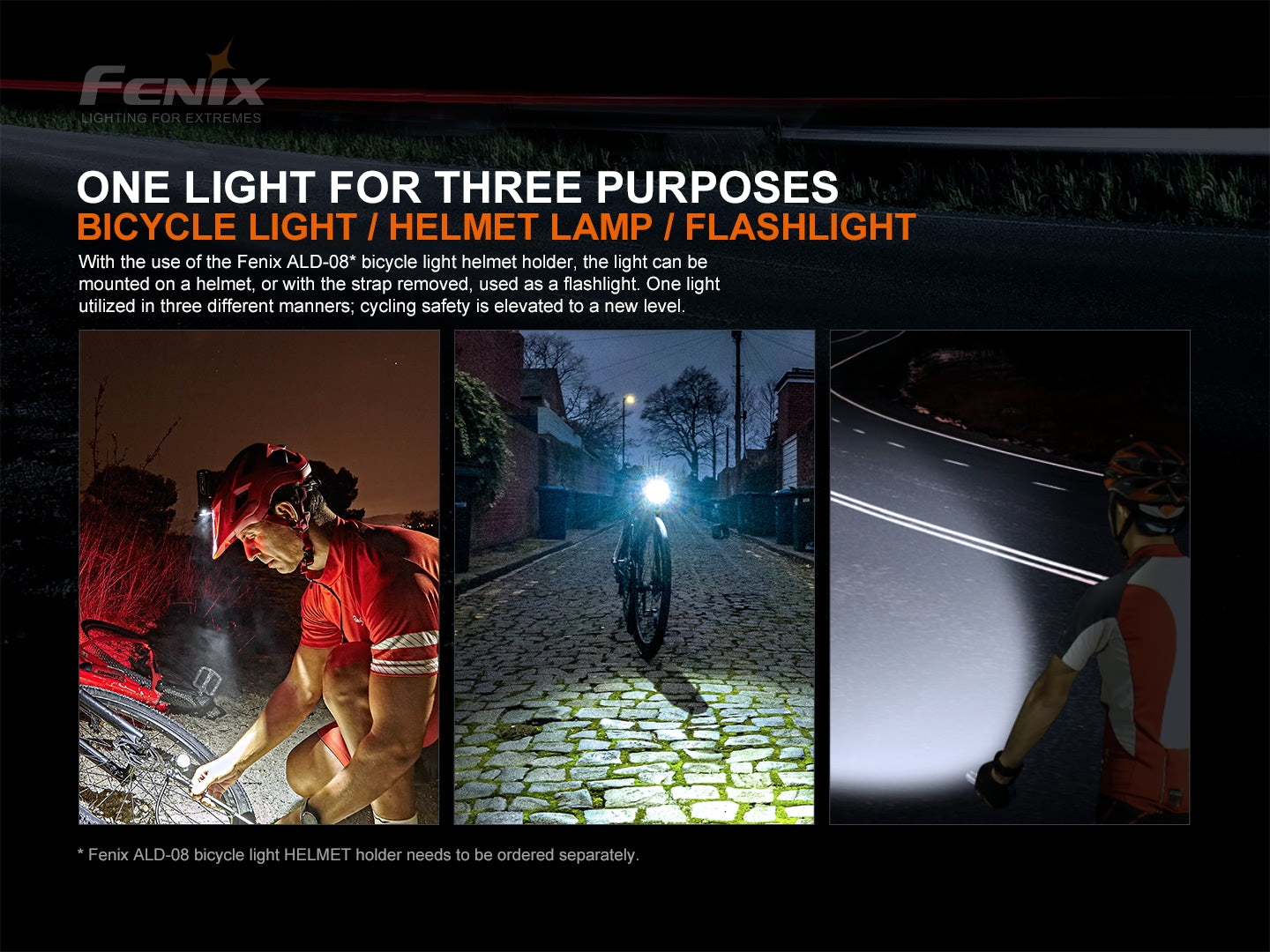 Fenix BC21R V3 Bicycle Front Light