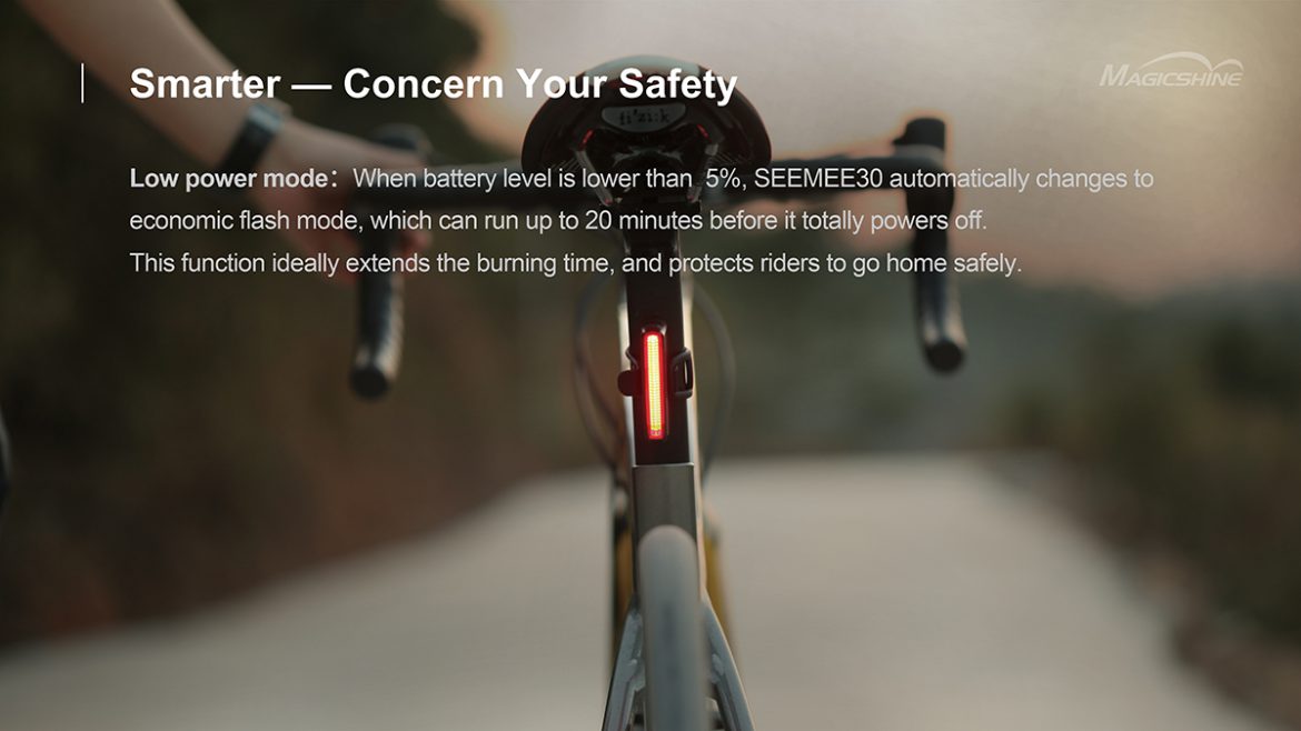 Magicshine SEEMEE 30 Bicycle Rear Light in Red & Front Warning Light in White (Twin Pack)