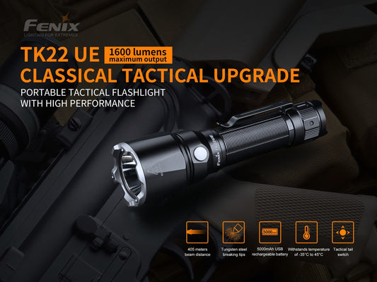 Fenix TK22 UE High Performance Tactical LED Flashlight