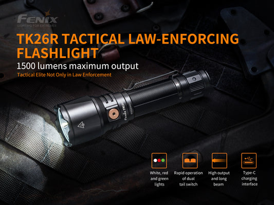 Fenix TK26R Triple Colored Flashlight