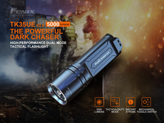 Fenix TK35UE V2.0 High Performance Flashlight 5000 Lumens