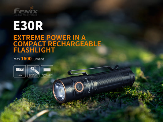 Fenix E30R Rechargeable LED Flashlight 1600 lumen
