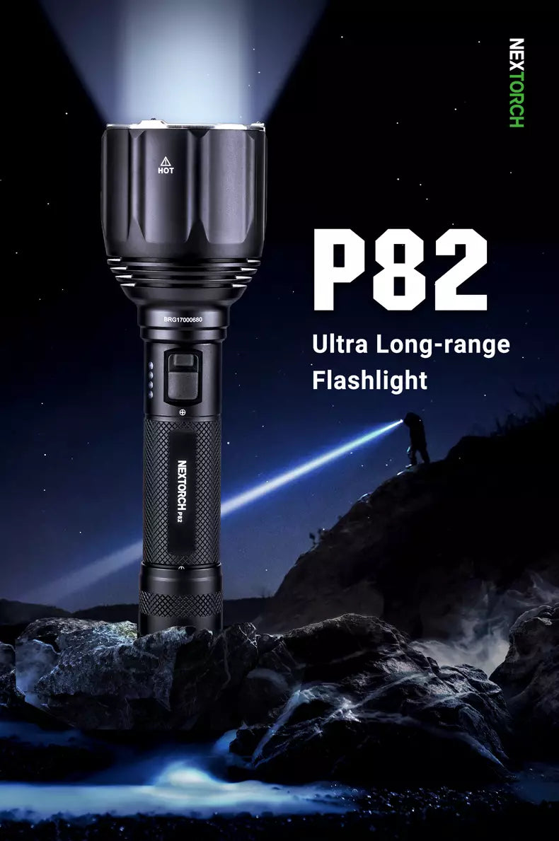 Nextorch P82 Long Thow Rechargeable LED Flashlight
