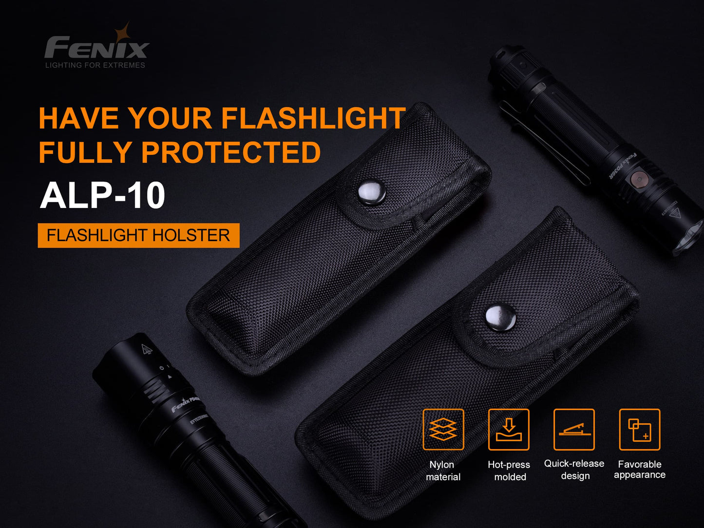 Fenix ALP-10 Premium Quality Flashlight Holster