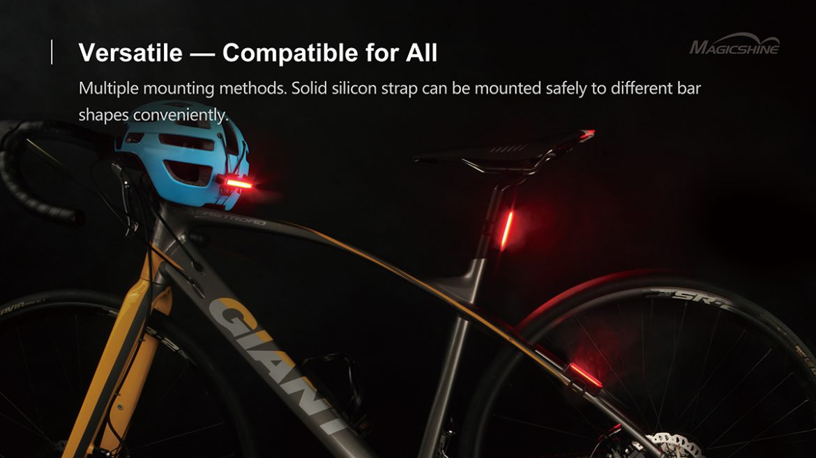 Magicshine SEEMEE 30 Bicycle Rear Light in Red & Front Warning Light in White (Twin Pack)