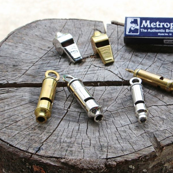 ACME Metropolitan Police Whistle - Available in Nickel Plated / Polished Brass