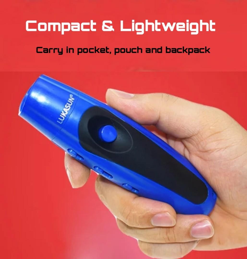 USB Rechargeable Electronic Whistle - 3 Tones & 3 Volumes