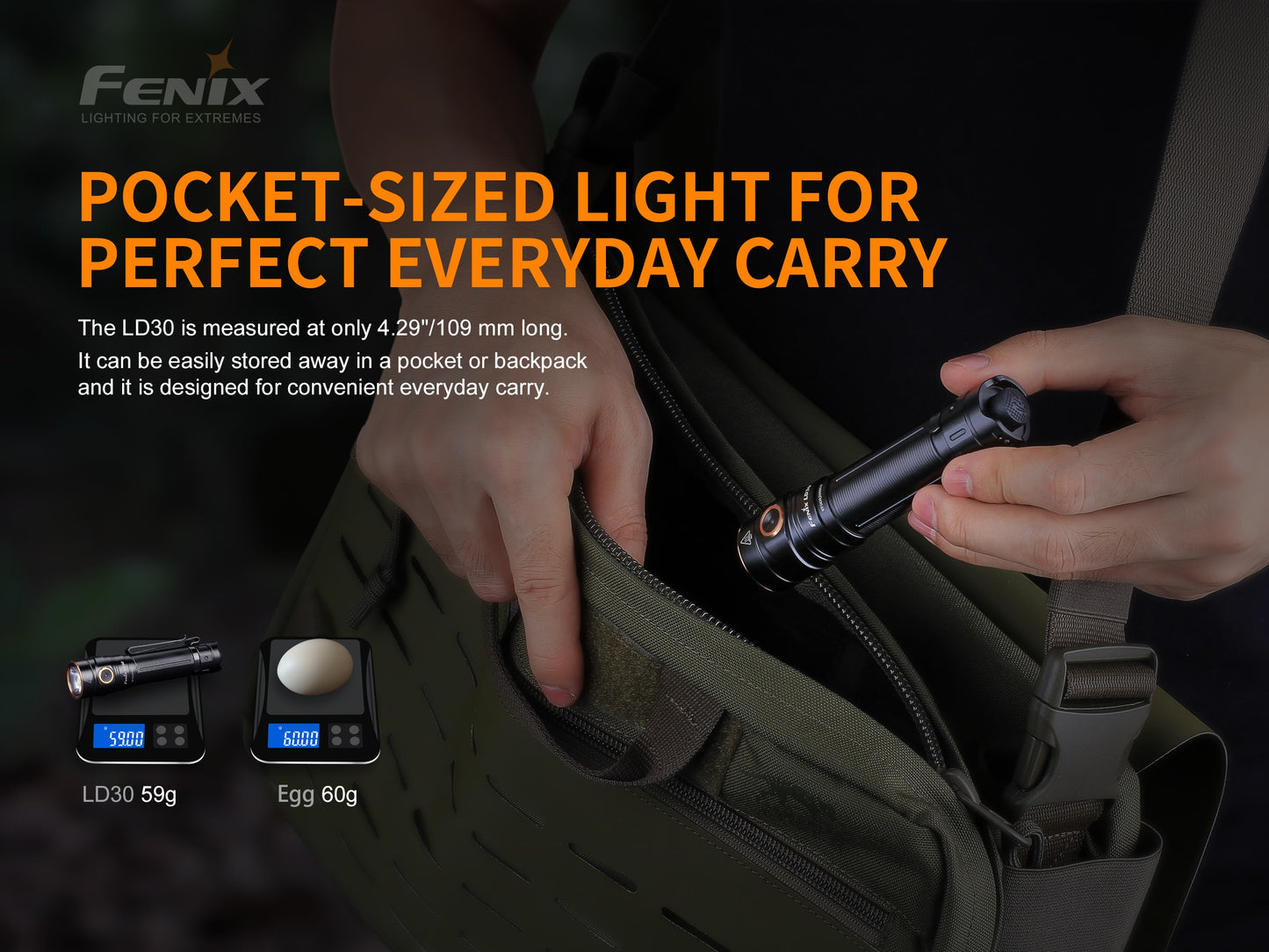 Fenix LD30 Compact LED Flashlight