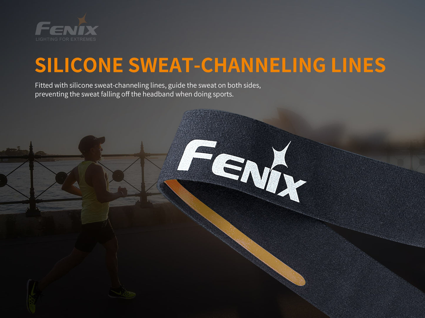 Fenix AFH-10 Sweat Channeling Sports Headband - Outdoor Accessories