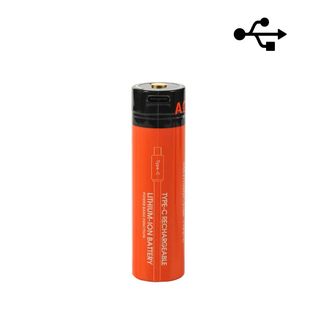 Acebeam IMR 21700 Li-ion Rechargeable Battery with Built-in USB Port - 10A 5,100 mAh