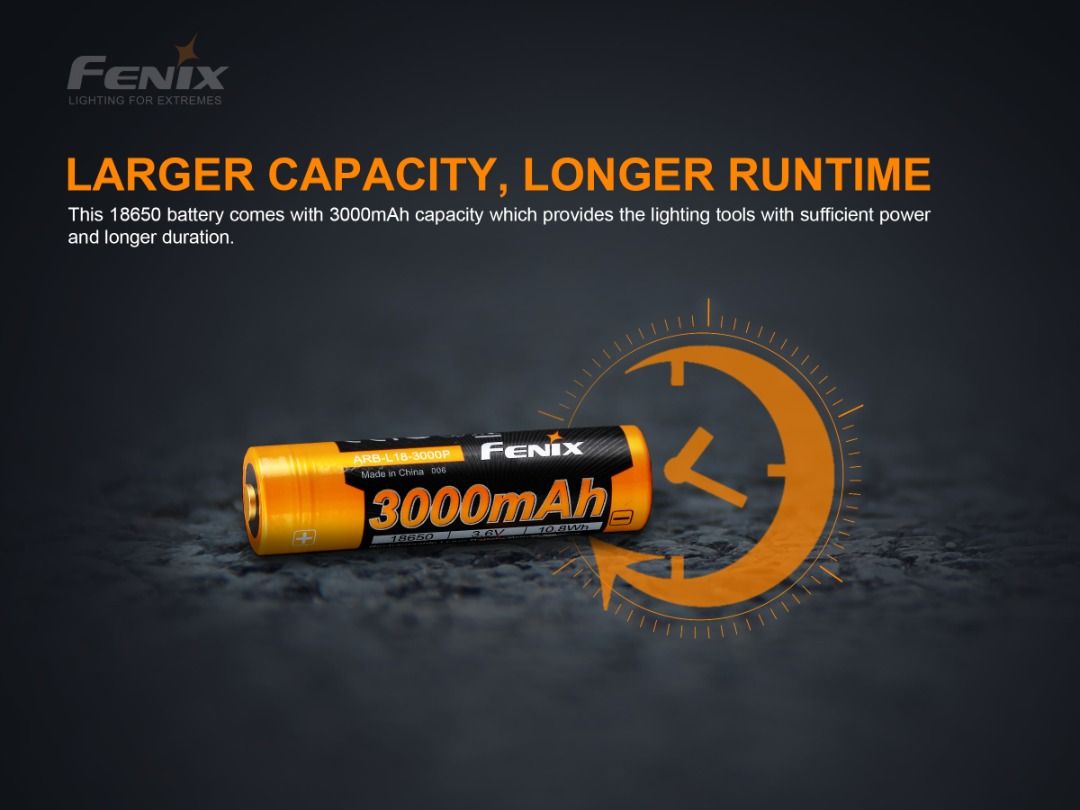 Fenix ARB-L18-3500 18650 Li-ion Rechargeable Battery