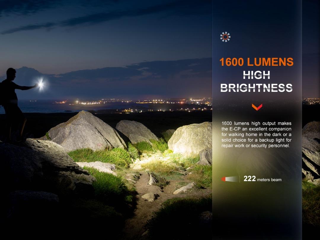 Fenix E-CP 1600 Lumens Power Bank Flashlight