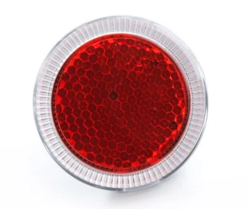 Crops Japan Rear Reflector With Solar Powered Night Blinker For Bike Mudguard & Seat Stay