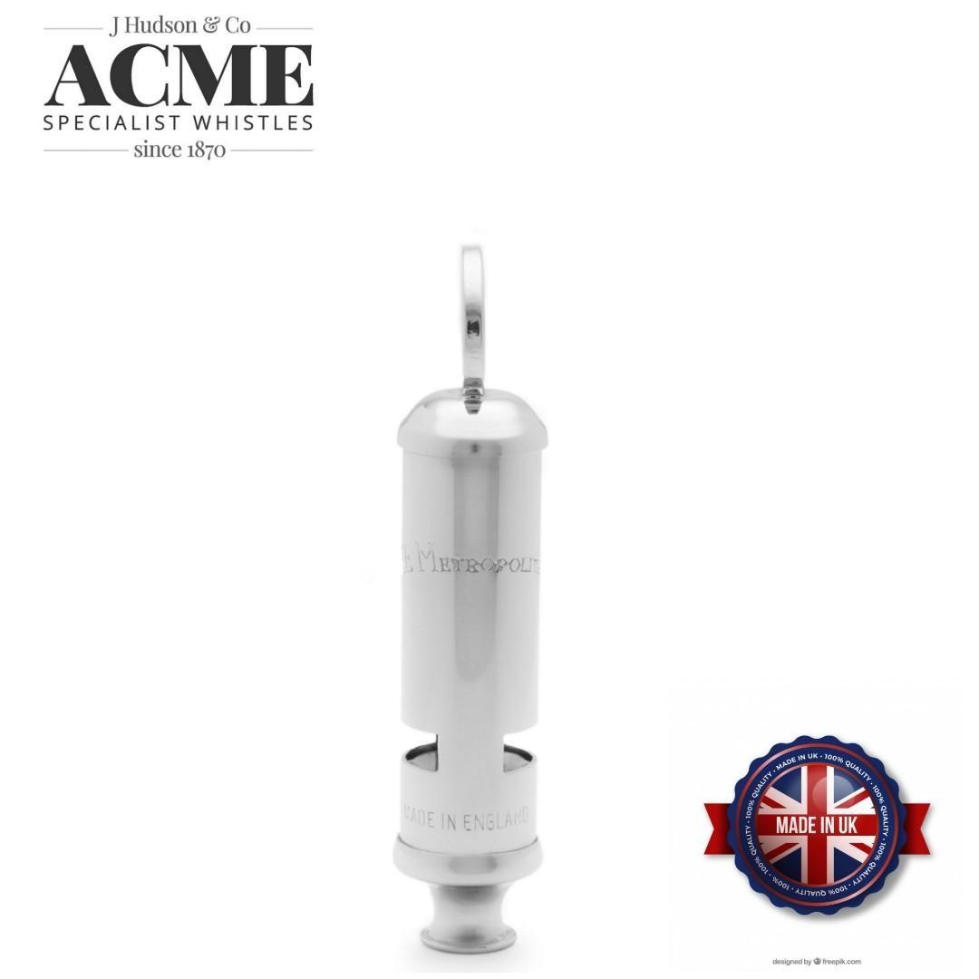 ACME Metropolitan Police Whistle - Available in Nickel Plated / Polished Brass