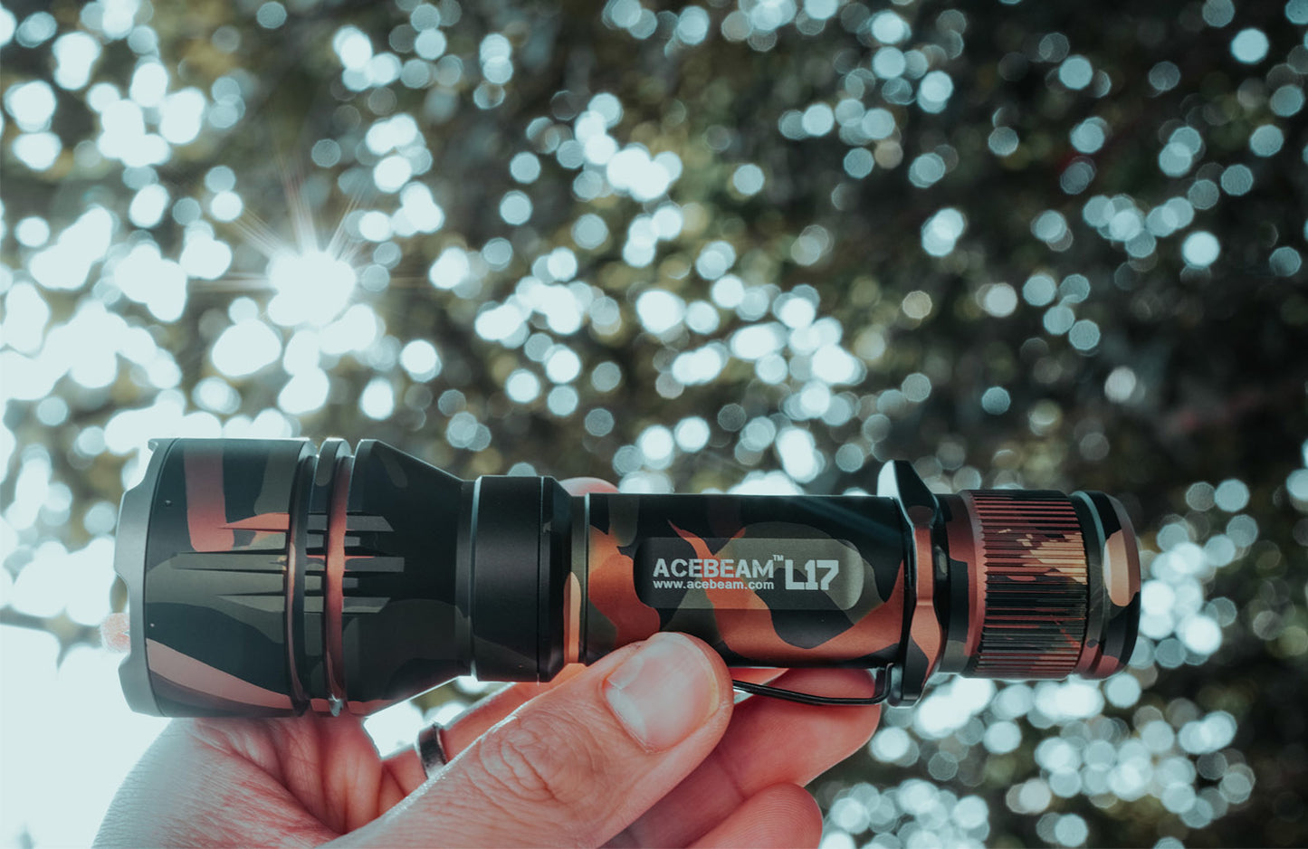 Acebeam L17 Camo Compact Long Throw LED Flashlight (Limited Edition)