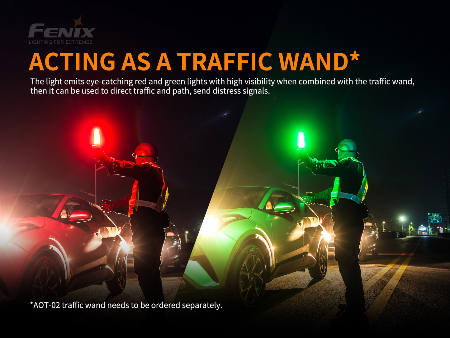 Fenix TK26R Triple Colored Flashlight