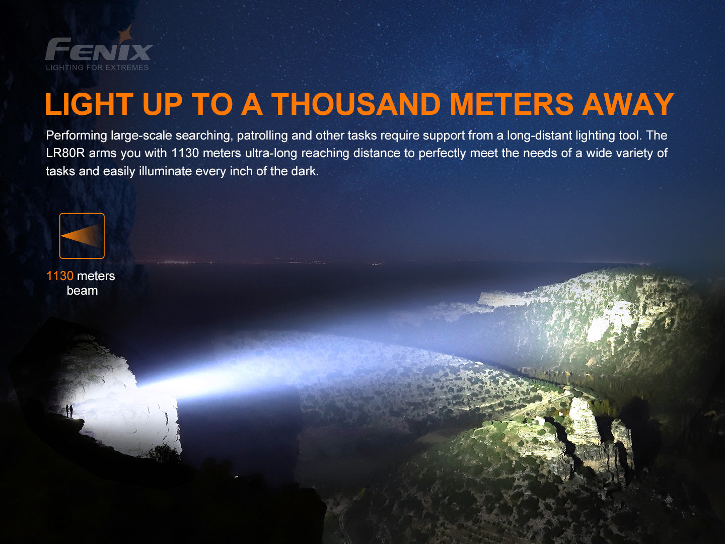 Fenix LR80R 18,000 Lumens Flashlight