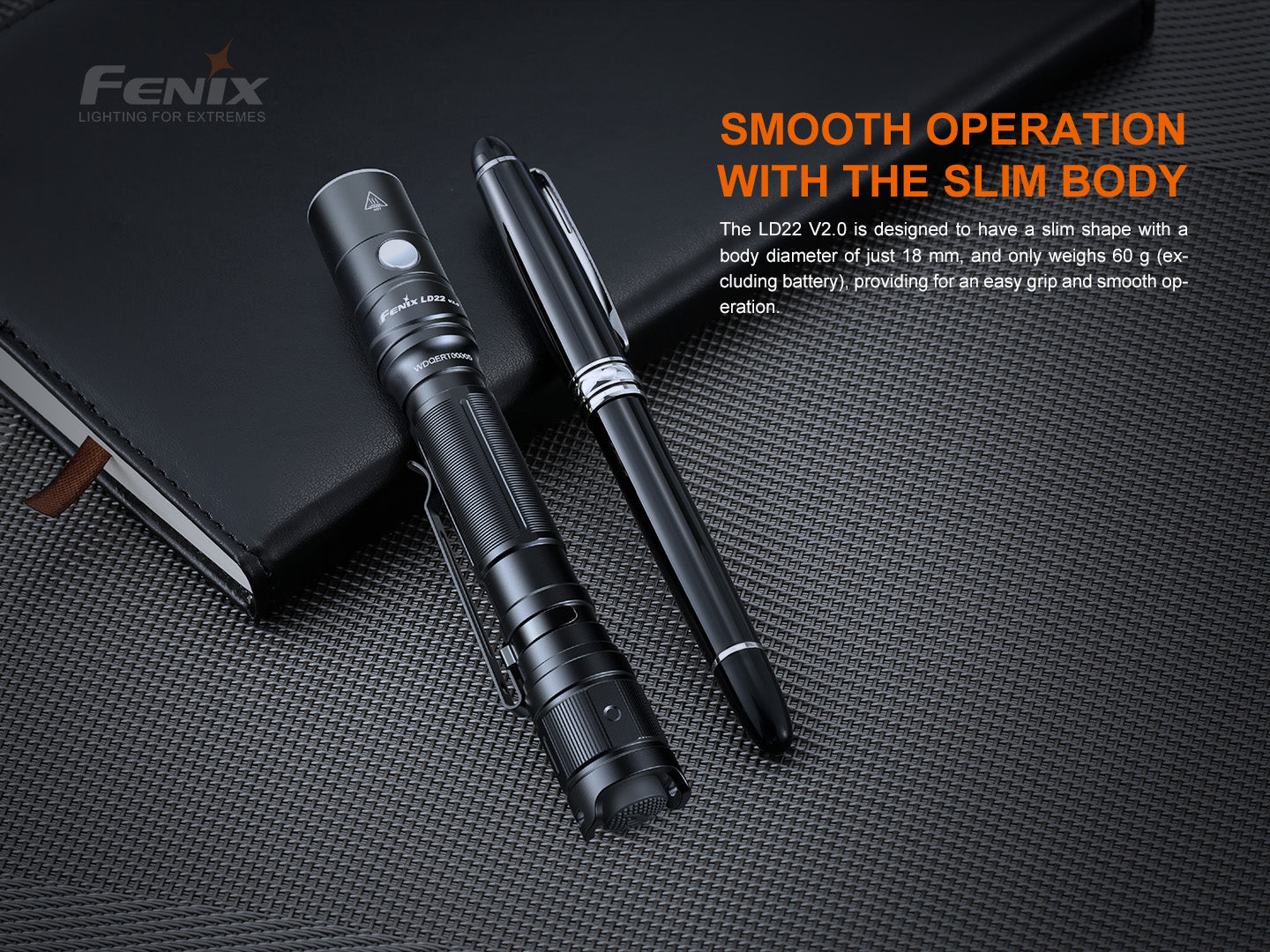 Fenix LD22 V2.0 Compact Rechargeble LED Flashlight