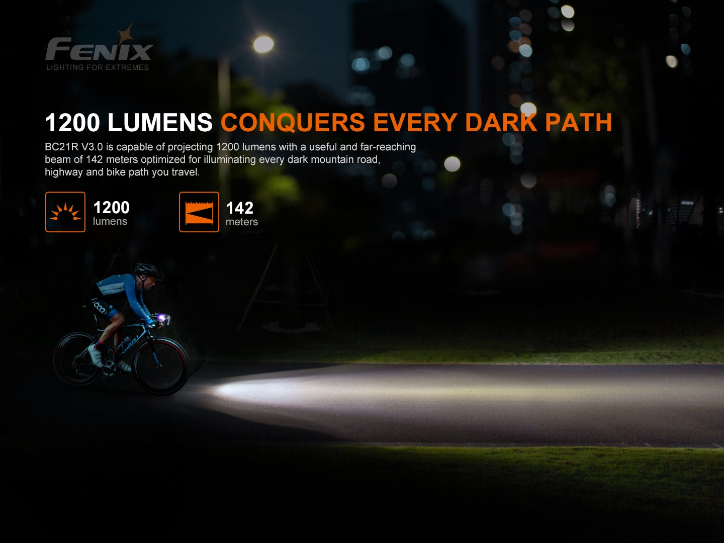 Fenix BC21R V3 Bicycle Front Light