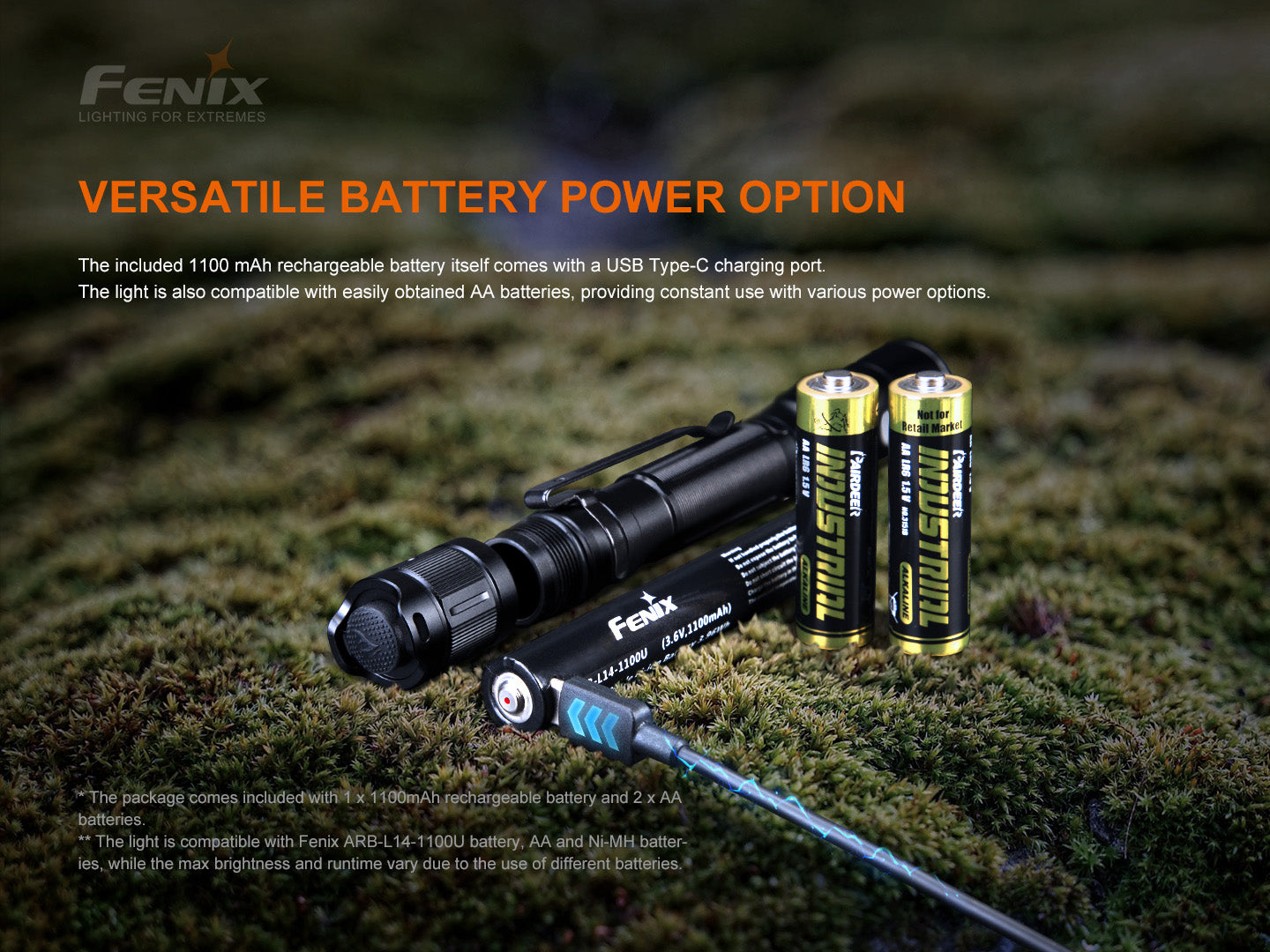 Fenix LD22 V2.0 Compact Rechargeble LED Flashlight