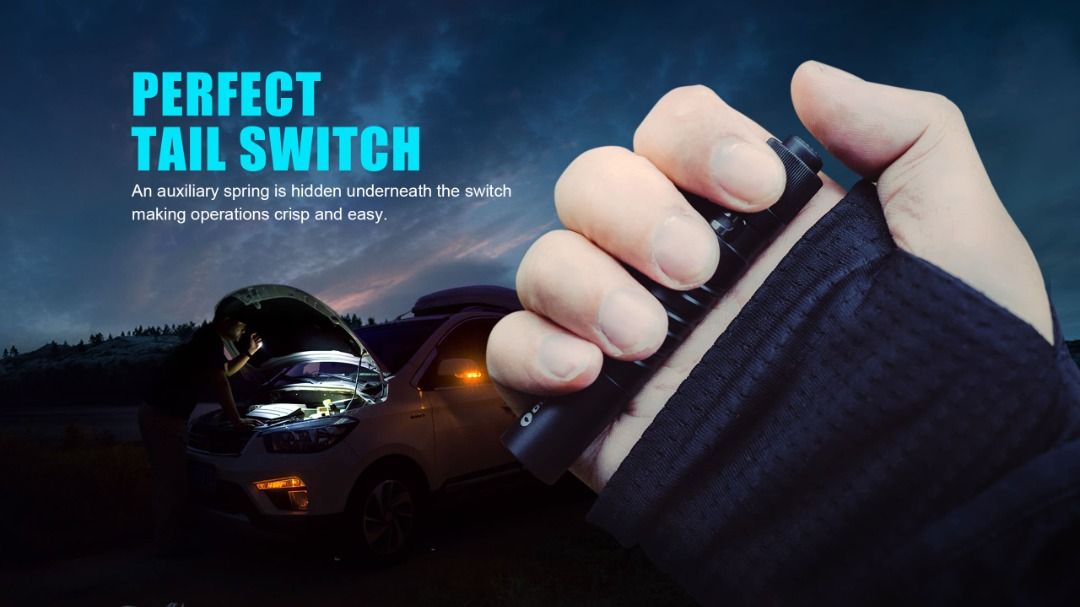 (Limited Edition) Olight i3T Pinwheel Blue Everyday Carry Flashlight