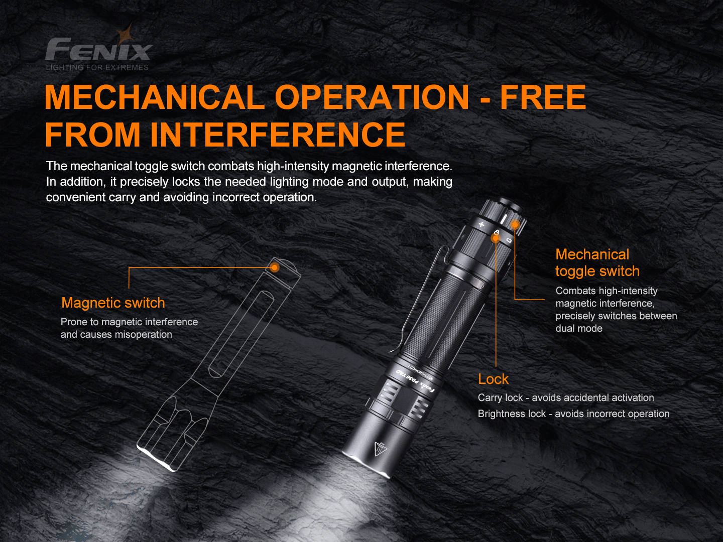 Fenix PD36 Tac 3000 Lumens Tactical Flashlight