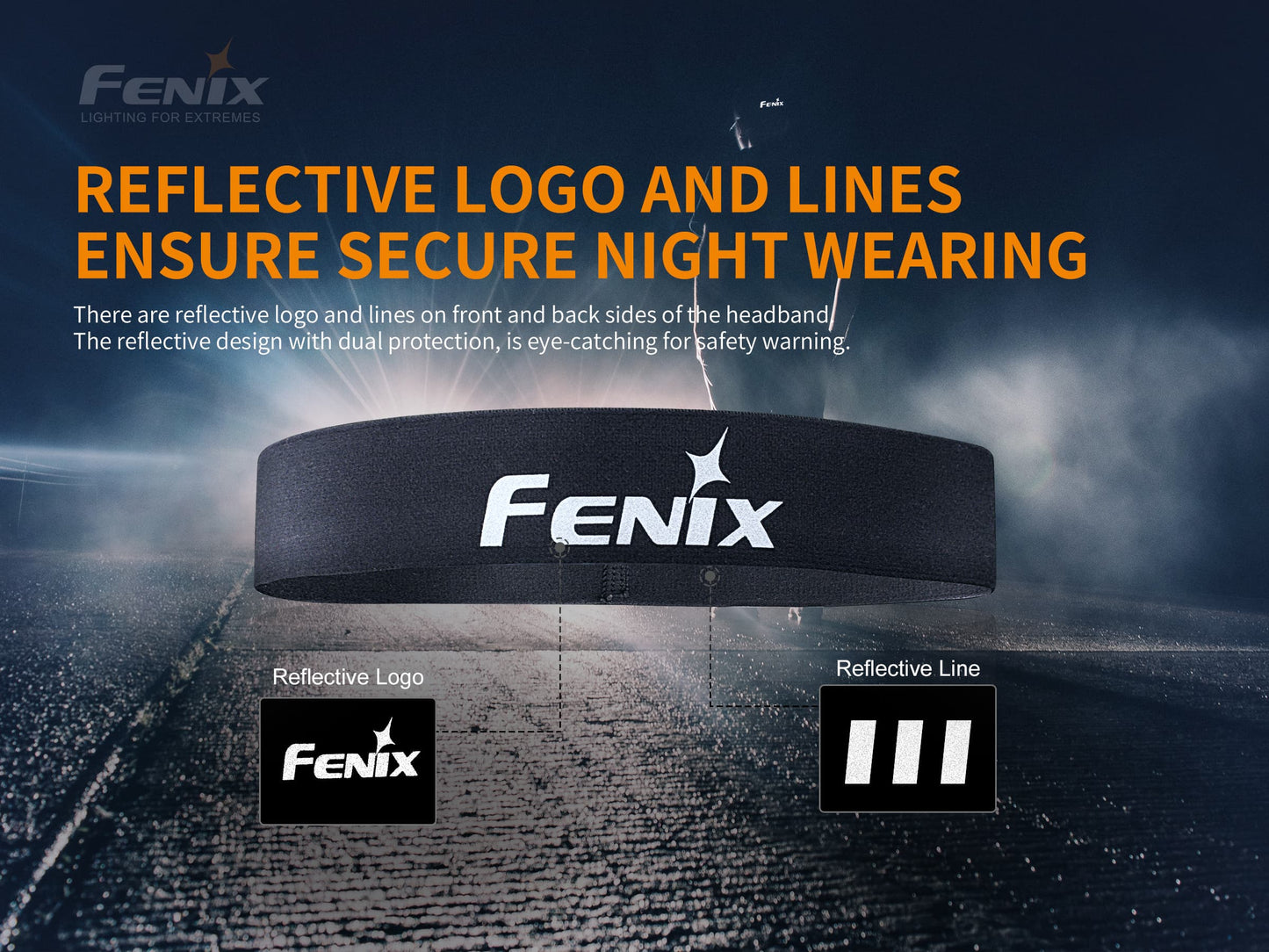 Fenix AFH-10 Sweat Channeling Sports Headband - Outdoor Accessories