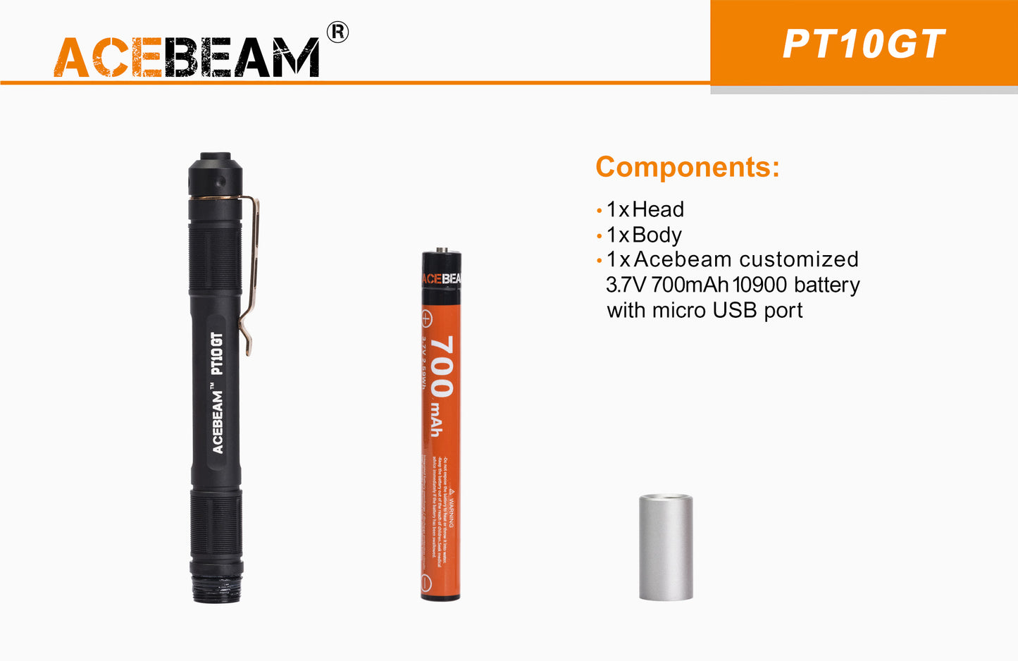Acebeam PT10-GT LED Penlight