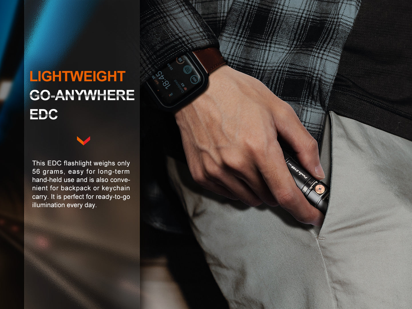Fenix E18R V2 Ultra Compact High Performance EDC Flashlight