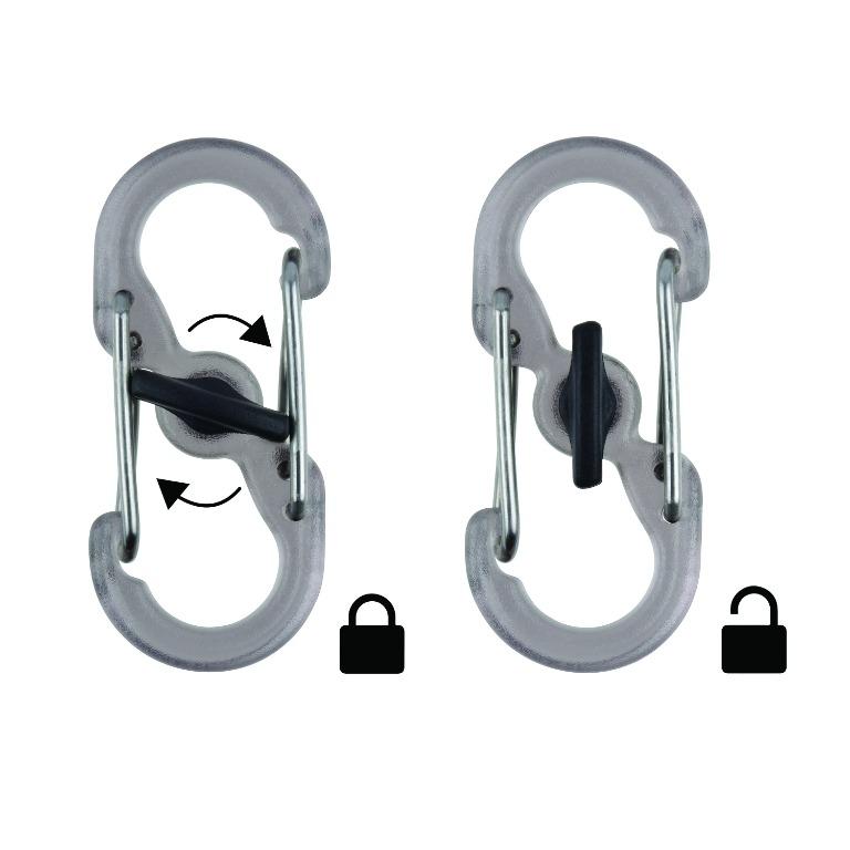 Nite Ize Keyrack Locker S-Biner Polycarbonate