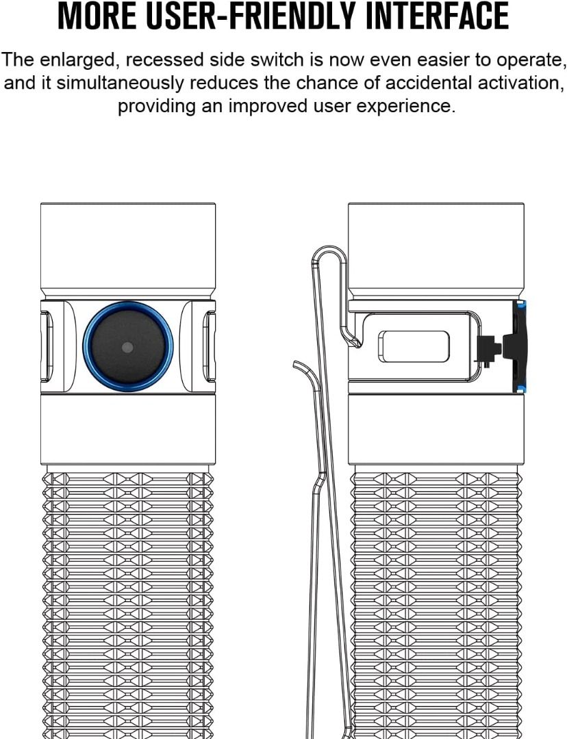 Olight Baton 3 Pro Max Everyday Carry Flashlight_2500 Lumens