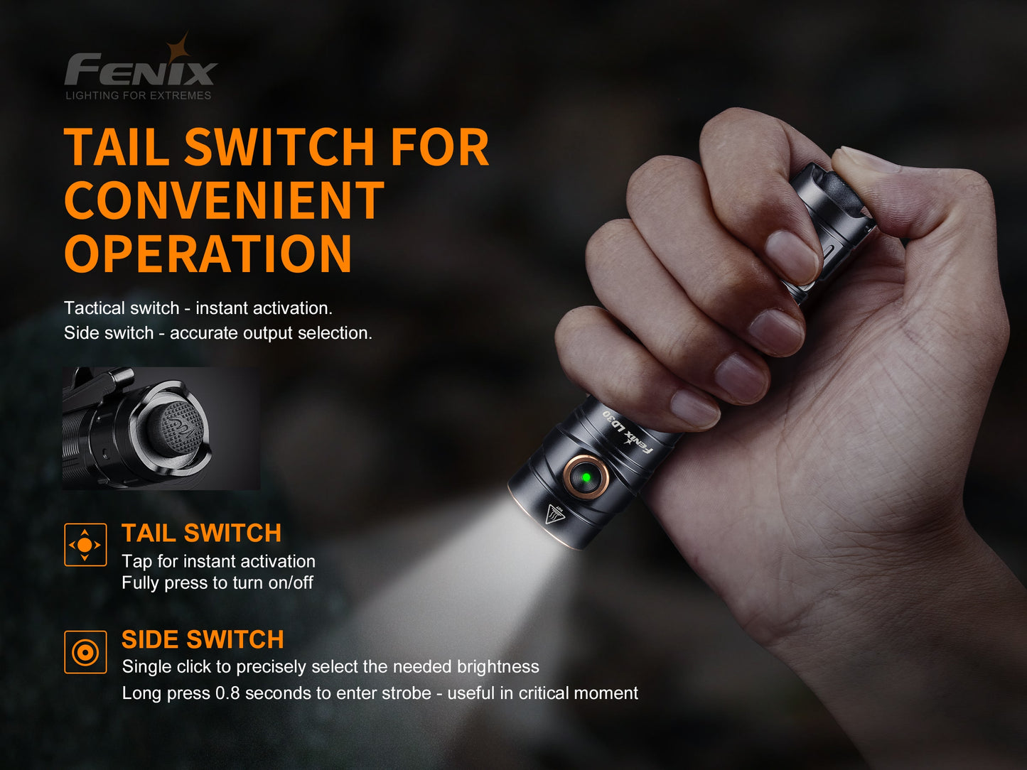 Fenix LD30 Compact LED Flashlight