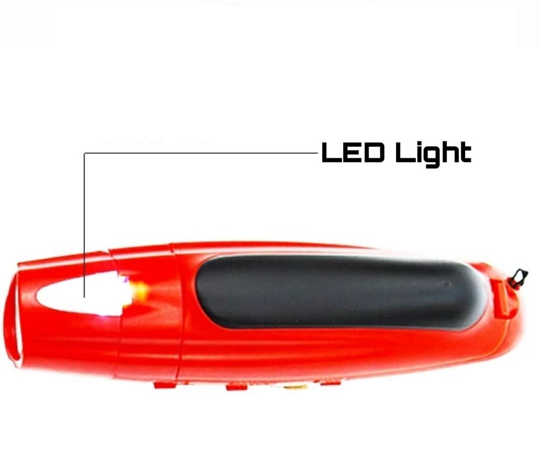 USB Rechargeable Electronic Whistle - 3 Tones & 3 Volumes