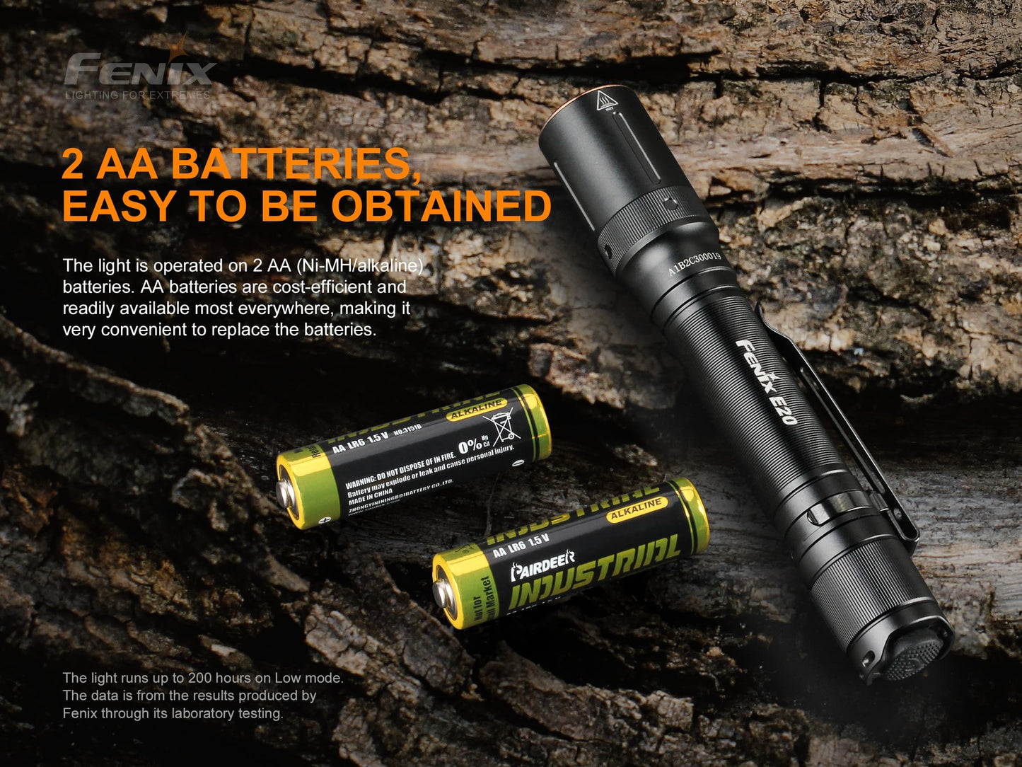 Fenix E20 V2 LED Flashlight