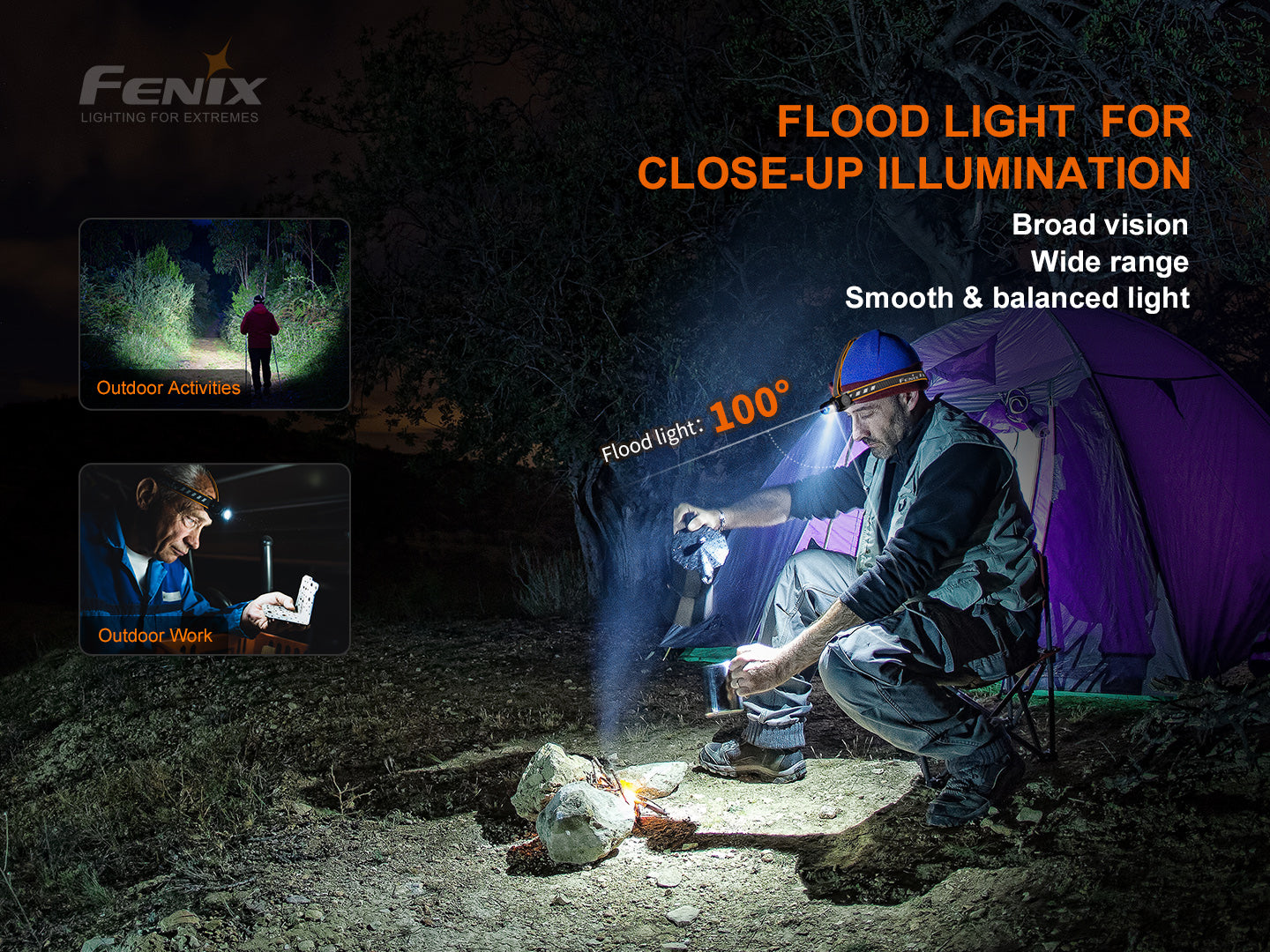Fenix HM60R Intelligent Frequency-Sensing Outdoor Headlamp