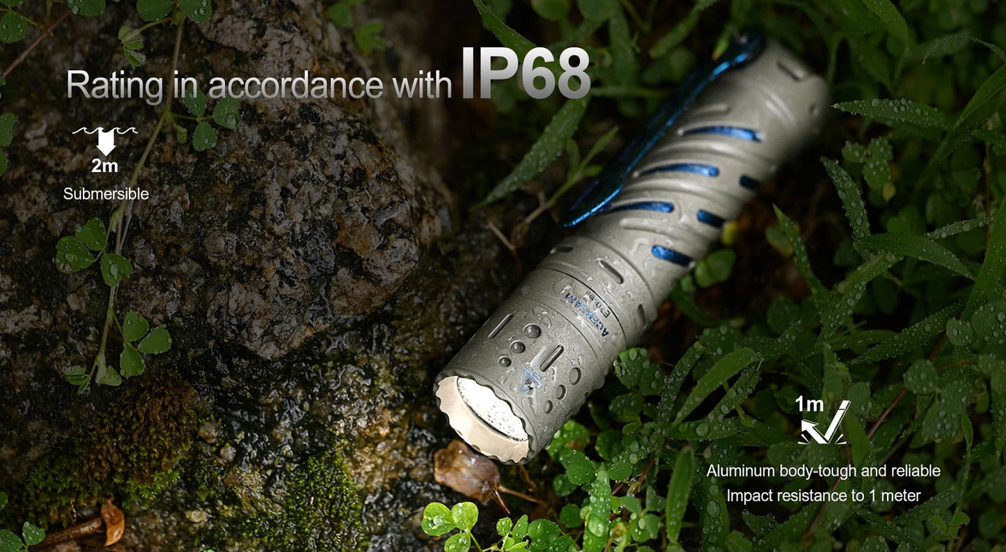 Acebeam E70 Mini Titanium LED Flashlight