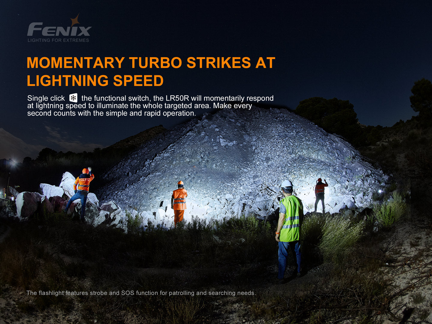 Fenix LR50R High Power Flashlight